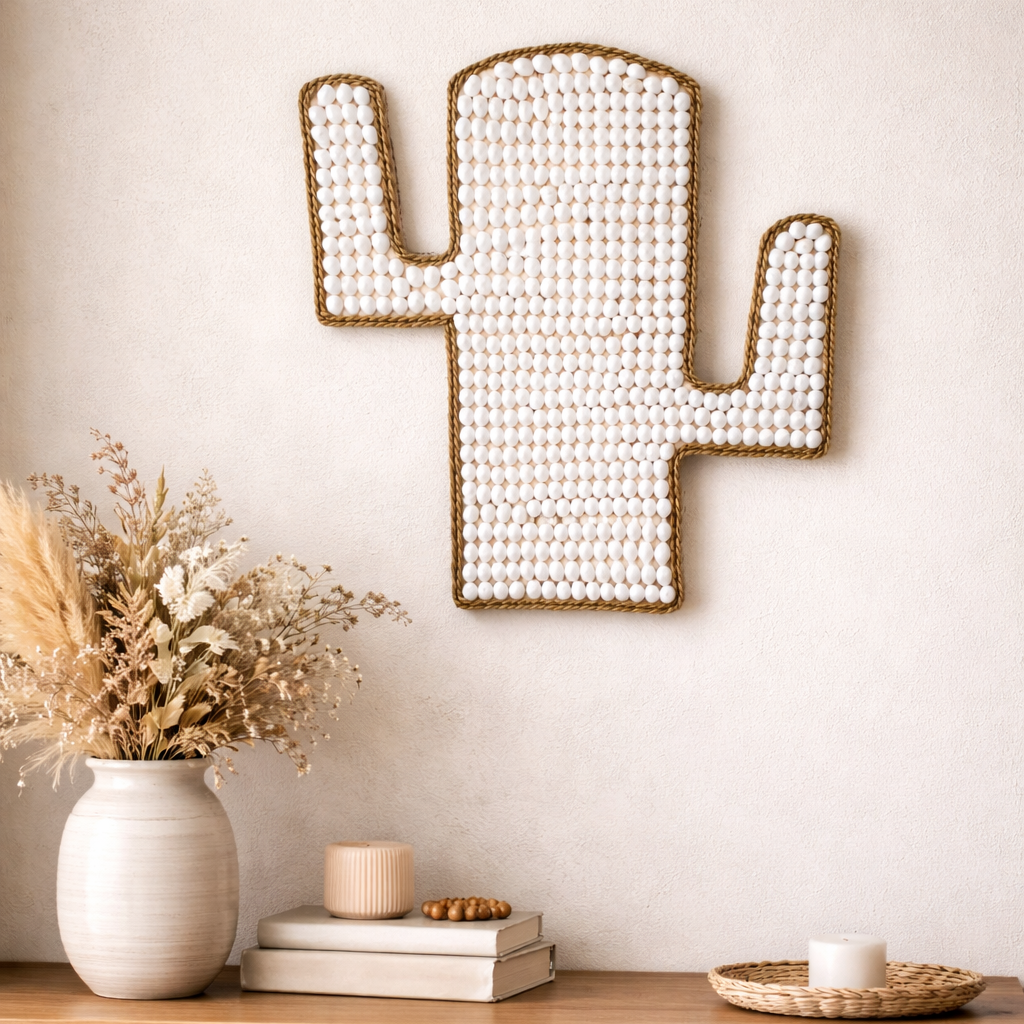 Decorazione a forma di conchiglia a forma di cactus