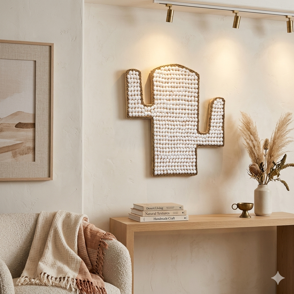 Decorazione a forma di conchiglia a forma di cactus