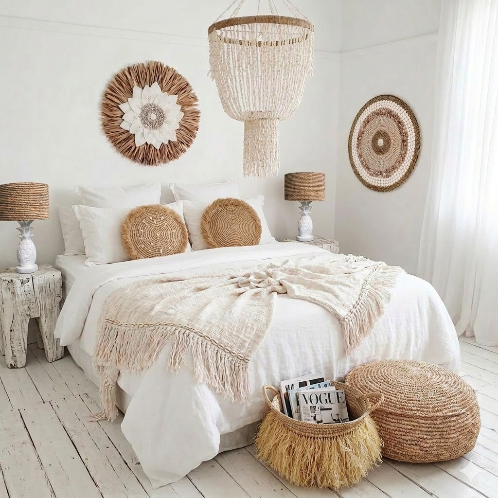 Lustre - Suspension en coquillages "Laura"