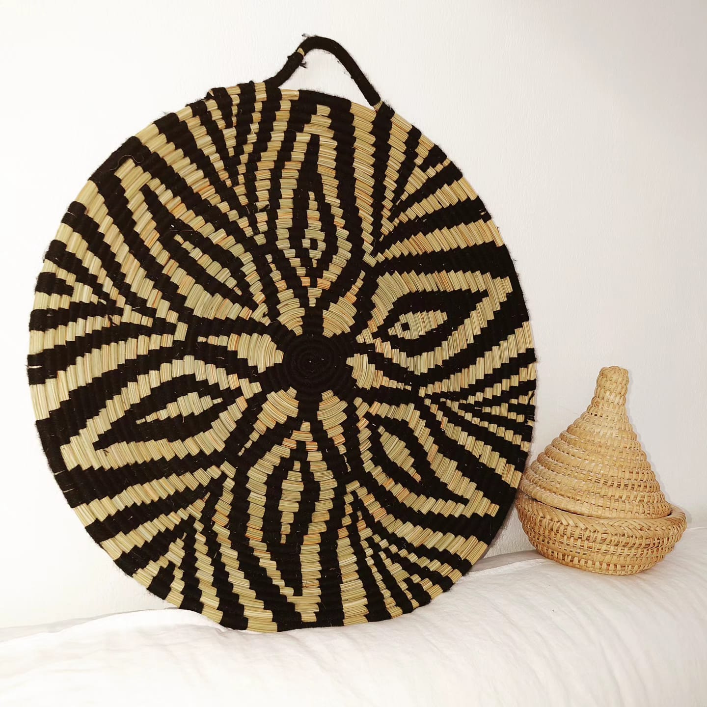 Sahara Tablett mit ethnischen Mustern D 50cm