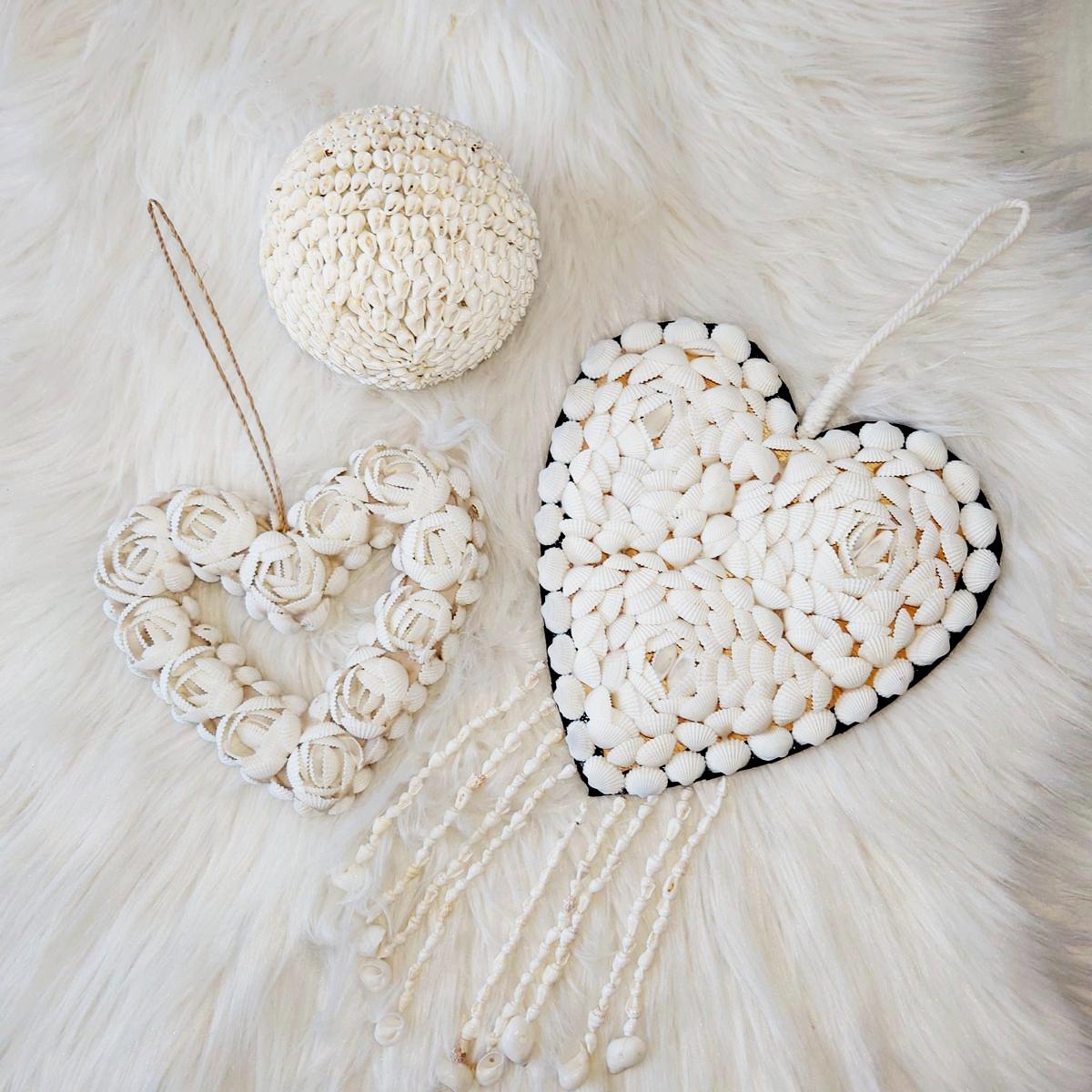 Décoration en Coquillages "Cœur"