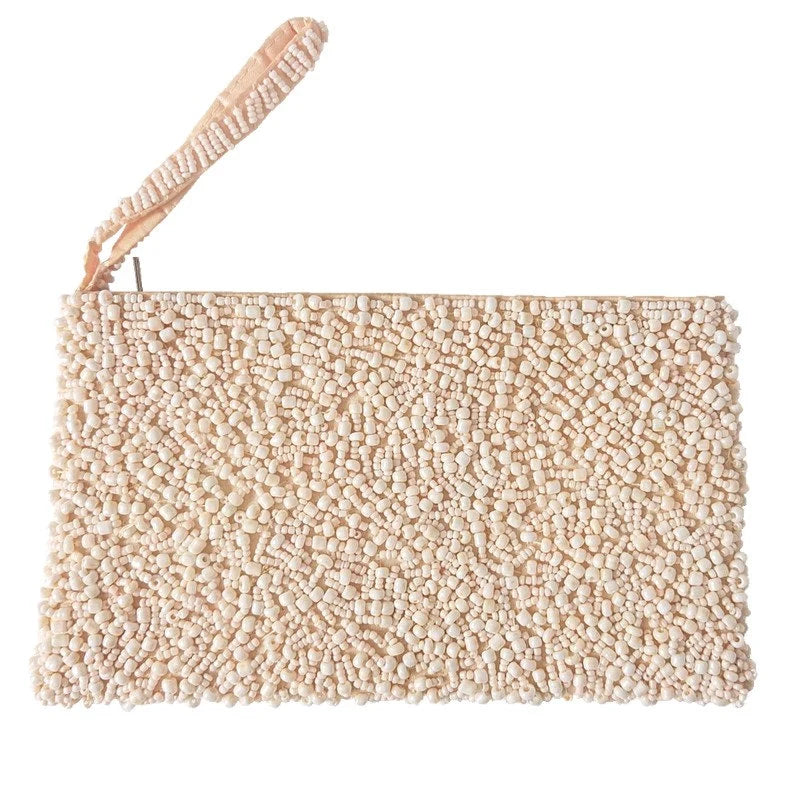 Clutch Turquesa de Cuentas de Vidrio - Colección Lola