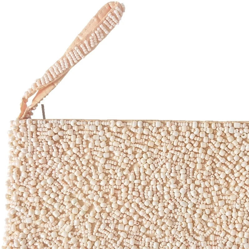 Clutch Turquesa de Cuentas de Vidrio - Colección Lola