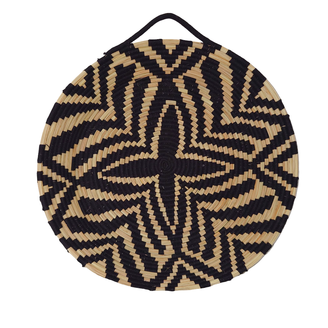 Sahara Tablett mit ethnischen Mustern D 50cm