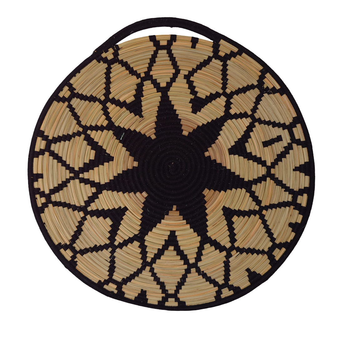 Sahara Tablett mit ethnischen Mustern D 50cm