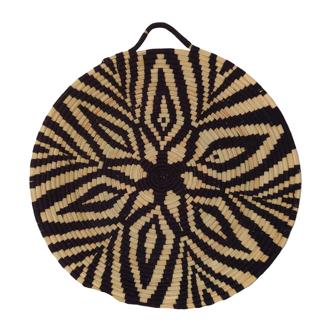 Sahara Tablett mit ethnischen Mustern D 50cm