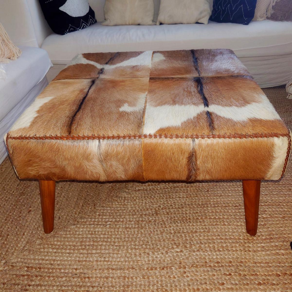 Cojín Decorativo de Piel de Vaca 50x50